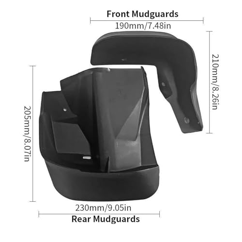 Guardabarros Civic 1996-2000 que protegen tu coche contra salpicaduras 3