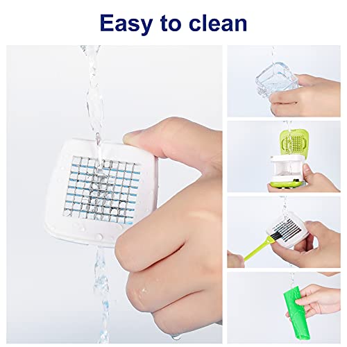 Wisekoti Updated Garlic Press&Peeler Set- Convenient Dicing and Slicing. Chopper, Masher & Crusher, Mincer and Paste