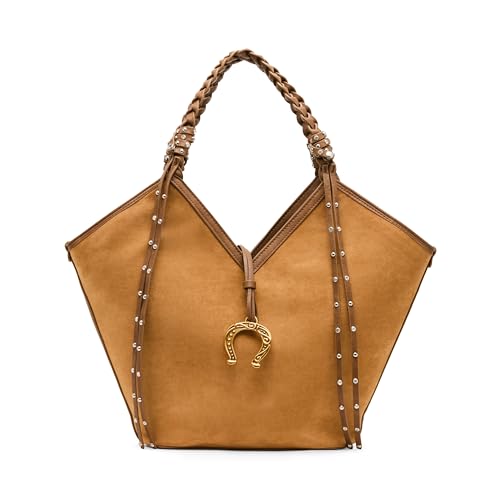 Bolso tote Betsey Johnson de gamuza con forma de tulipán