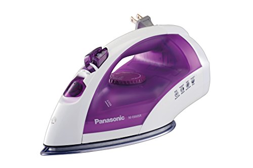 Panasonic NI-E660SR Dry and Steam Iron, MEDIUM, White/Purple