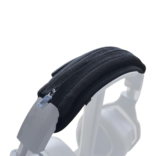 Universal Headphone Headband Cover for XM6, XM4, XM5 & Beats Studio Pro/Solo4 Headphones, Headband Cushion Protector for Sony Beats Bose Soundcore HyperX ATH Skullcandy JBL Jabra（Black）