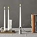 Simply Soson Ivory Taper Candlesticks - Set of 30 Tall Candles, Dripless, Bulk