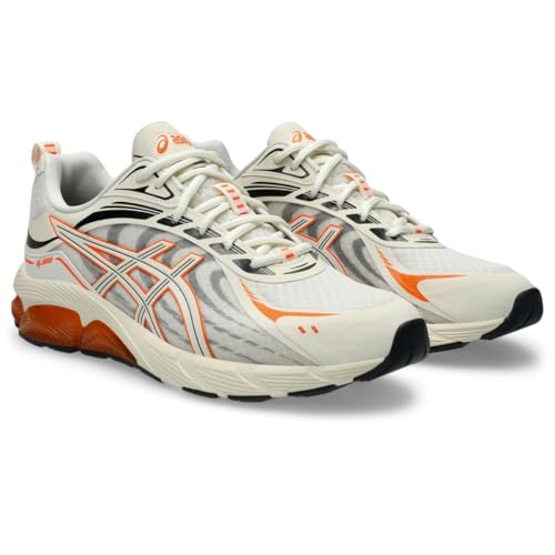 ASICS Unisex Gel-Quantum 180 VIII Sportstyle Shoes, 9.5, Cream/Shocking Orange2