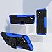 Iokmax for Samsung Galaxy A15 5G Case with 2 Pack Screen Protector,Military Grade Shockproof, Heavy Duty Robust Bumper Cover with Kickstand for Galaxy A15 5G Phone Blue