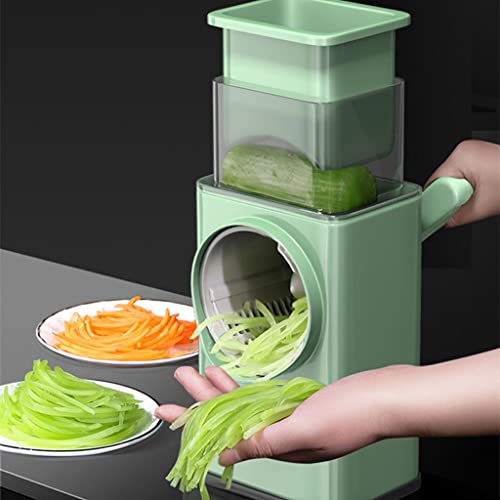 Cortador multifuncional manual para verduras, verde miniatura 4