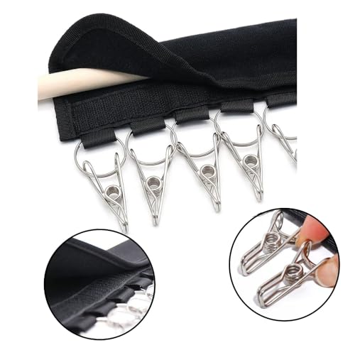 Acrylic 2 Stück Hut-Organizer mit Clip, Schwarz Baseball Cap Rack, Hut-Organizer, Organizer für Baseballmütze, Huthalter, faltbar, tragbar