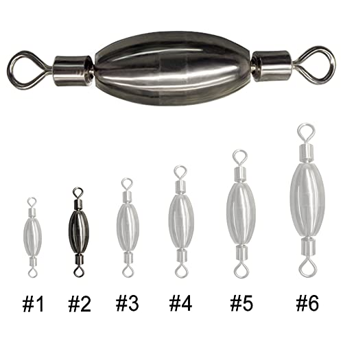 Acekit Quick Set Up Brass Fishing Sinker with Inner Swivel (#2-30pcs) - Thumbnail 6