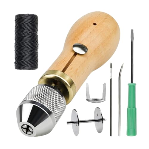 Kit de costura para tapicería ideal para reparar sofás viejos y calzado de cuero en familia