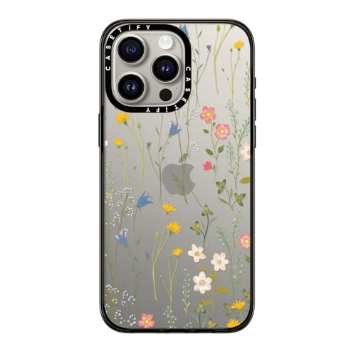 Coque iPhone 15 Pro Max florale CASETiFY transparente pour le quotidien