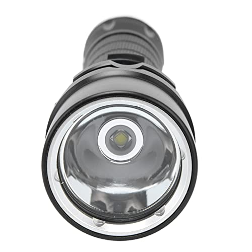Linterna de buceo con cuerpo de aluminio anodizado y reflector galvanizado al vacío de alta pureza