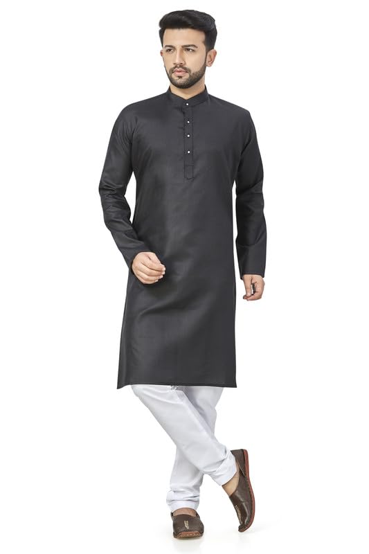 Be Active Men's Cotton Regular Shirt (N2-Rfsk0001-Set_Black