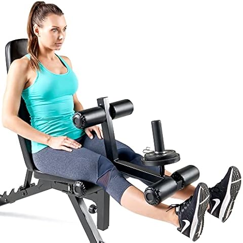 Marcy Adjustable 6 Position Utility Bench with Leg Developer and High Density Foam Padding SB-350,dark gray Cover