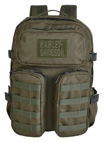 Harley-Davidson Rebel Rugged High-Density Polyester Backpack - Grape Leaf