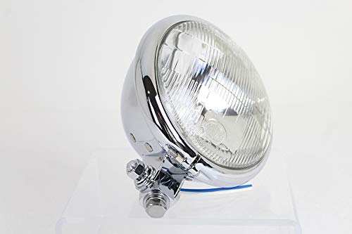 Indian Larry headlamp is a chrome classic