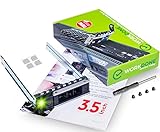 WORKDONE 3.5 inch Hard Drive Caddy - Compatible for Dell PowerEdge Servers - 14th Gen R440 R540 R640 R740 R740xd2 R6415 R7425 More - Bright LED Hot Swap SAS SATA Bracket Tray - with Setup Manual
