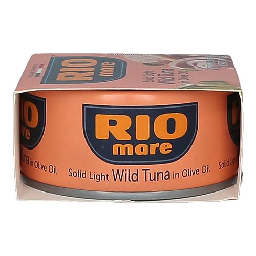 Rio Mare Tuna in Olive Oil - 5.6 Oz Can (Pack of 3) - Italy's No.1 Choice for Tuna - Distinctive Pink Color, Premium Quality, and Great Flavor(Packaging May Vary)