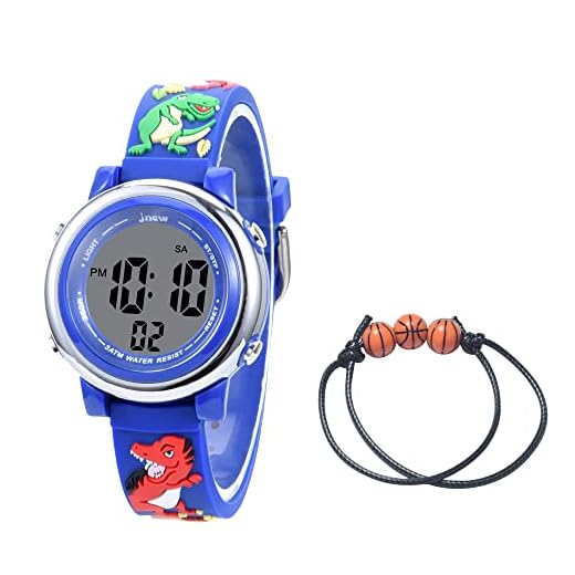 MUXIJIA Relojes de Pulsera para Niño de 3 a 10 años, 3ATM / 30M Impermeable Analógicos Cuarzo Reloj Cute 3D Cartoon Correa de Silicona Reloj Digital para Niños