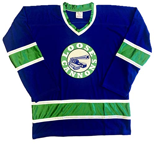 Loose Cannons Hockey Jerseys - We are Ready to Customize with Your Name and Number (Blue, Adult XL)