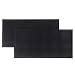 Bodian 6"12" Bar Mats Service Mat Black Rubber Mat bar supplies (2 pack) (pvc, 11.8x6)