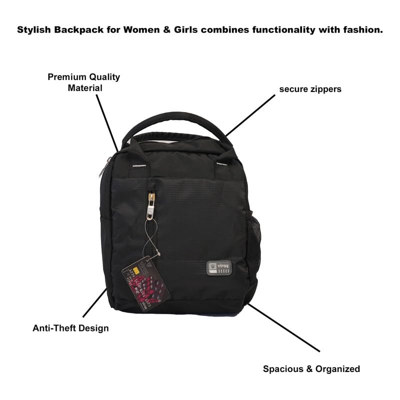 Image of FLUXY 1000D Black Lunch Bag for Men & Women | Large Capacity Leakproof & Waterproof Lunch Tote Bag for Office, School, College & Travel | Durable Tiffin Carry Bag with Bottle Space