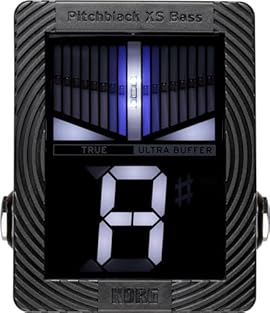 The Korg Pitchblack PB-XS BASS is a compact, cutting-edge, chromatic tuner designed specifically for use with Bass Guitars The pedal features an electronic circuit designed for the precision tuning of low frequencies coupled with ULTRA BUFFER technol...