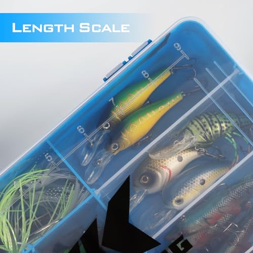 Image of KastKing Tackle Boxes, Plastic Box, Plastic Storage Organizer Box with Removable Dividers - Fishing Tackle Storage - Box Organizer - 2 Packs /4 Packs Tackle Trays - Parts Box