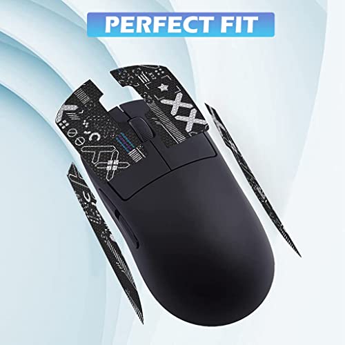 Image of Verilux Mouse Grip Tape for G Pro Wireless Anti-Slip Non-Fading Gaming Mouse Skin Sweat Resistant