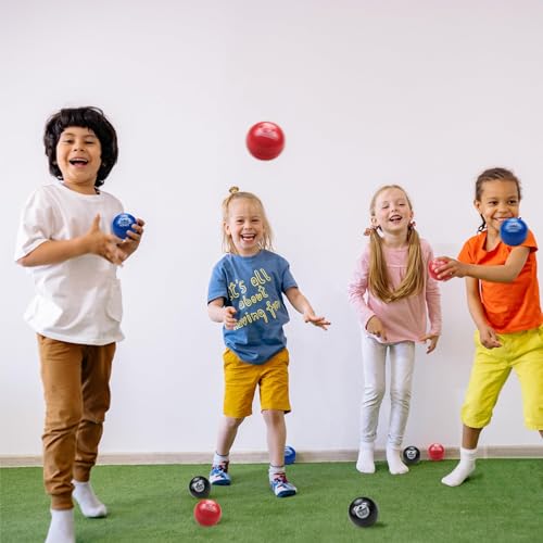 image for APUXXJUPA 12 Pcs Field Hockey Balls, Red Black Blue High-Visibility Lo