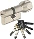 ABUS EC550 Profil-Knaufzylinder Z30/K40mm mit 6 Schlüsseln