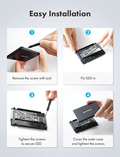 Convertidor GRAUGEAR M.2 SATA a 2.5 Pulgadas miniatura 6