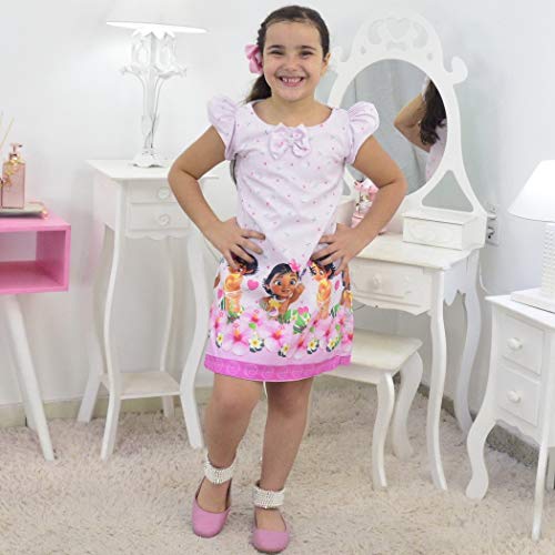 Vestido Moana Bebê Trapézio