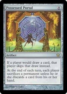 Amazon Co Jp マジック ザ ギャザリング 英語 フィフス ドーン 取り憑かれた扉 Possessed Portal ホビー 通販