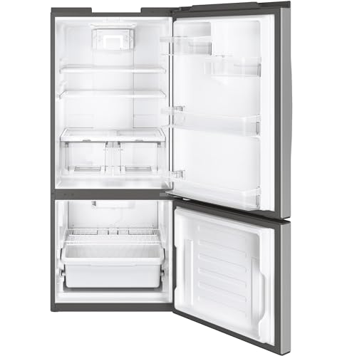 21.0 cu. ft. Bottom Freezer Refrigerator in Fingerprint Resistant Stainless Steel, Standard Depth Energy Star on Fridge.com