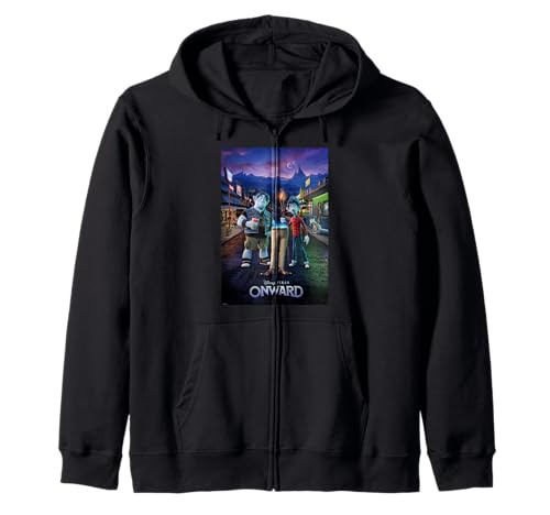 Sweat à capuche Disney Pixar Onward zippé pour fan de cinéma