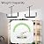 4 Set Overhead Garage Storage Rack Hooks, Heavy Duty Ceiling Double Hooks Hanger for Hanging Ladder Hose Pipe Lumber & Other Bulky Items (Pack of 4 - Black)
