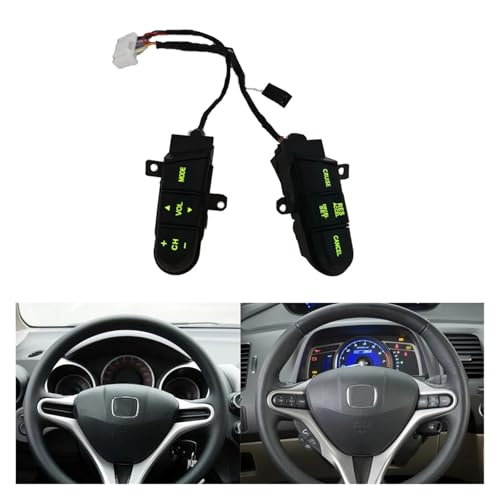 Interruptor de control de audio 36770SNAA12 para volante de Civic 2006 a 2011 5