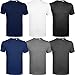 Men's 6 Pack Assorted Crew Neck Short Sleeve T-Shirt Blank Tee in Multi-Top Colors, Perfect for Holiday Shirts, Plain T-Shirt Gift Set, Pack of 6 Assorted, L