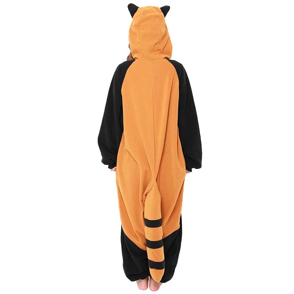 SAZAC Disfraz de panda rojo Kigurumi - Mono de Halloween