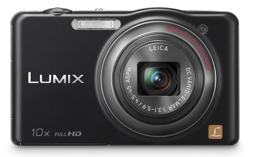 Panasonic Lumix SZ7 14.1 MP High Sensitivity MOS Digital Camera with 10x Optical Zoom Full HD Video 3.0-Inch LCD Black (Renewed)