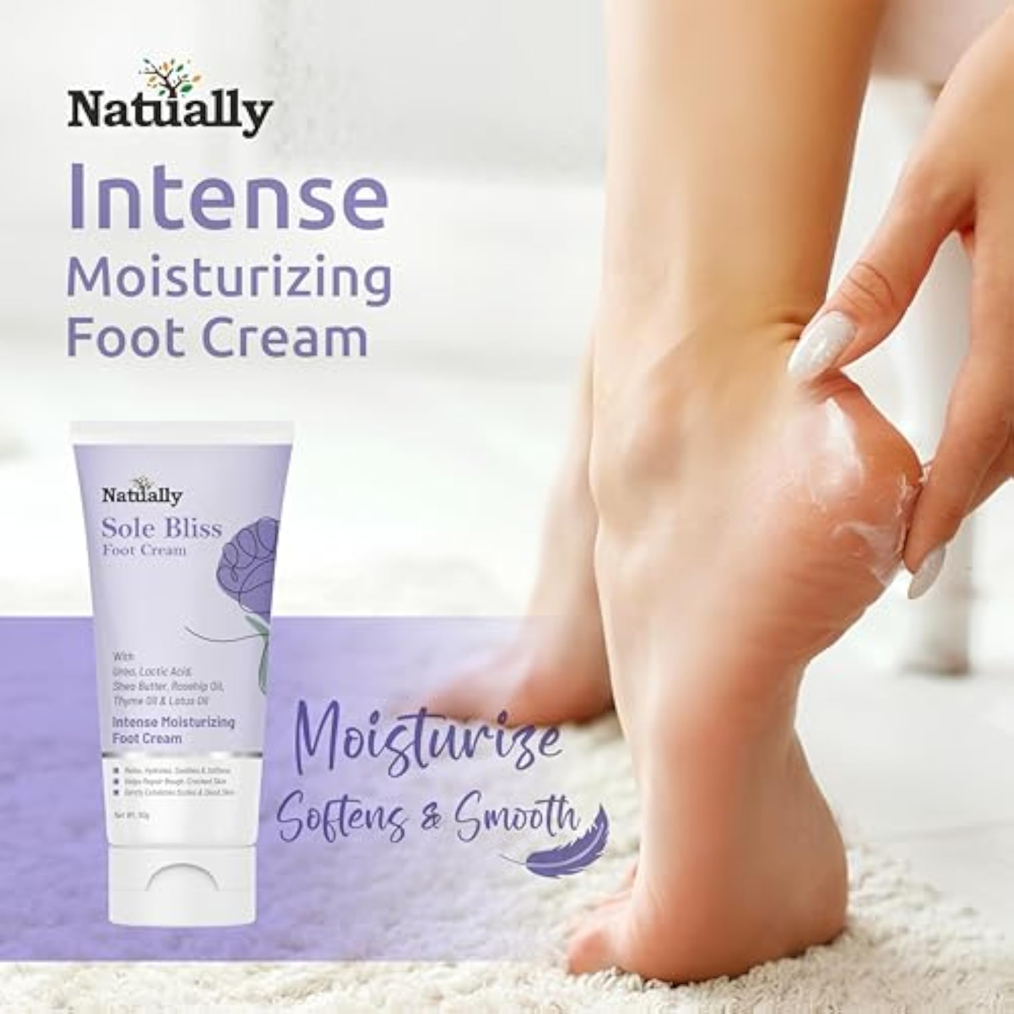 Sole Bliss Intense Moisturising Foot Cream, 50g