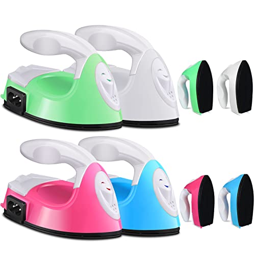 Zhehao ZHEHAO-MINI HEAT PRESS-58 4 Pcs Mini Craft Iron Portable Handy Mini Iron Mini Heat Transfer Machine cover