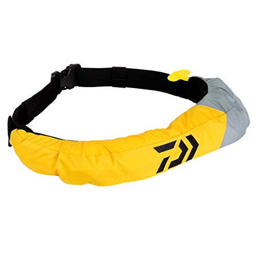 ダイワ(DAIWA) インフレータブルライフジャケット (ウエストタイプ自動・手動膨脹式) マスタード フリー DF-2709