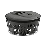 Zyliss Classic Easy Spin Salad Spinner, 3.5L, Aquavent Technology, One Handed Pull String, Drainage Spout, Non-Slip Base