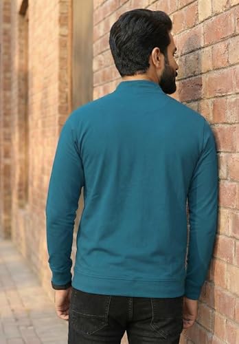 Image of Men Polyester Jacket with Zipper Pocket for Running Sports wear gym cycling exercise Sports jacket