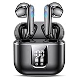 🎵 【Leggeri solo 4g, impermeabili IPX7 e controllo touch completo – comfort e praticità】Con un peso di appena 4 grammi e un design ergonomico, queste cuffie wireless bluetooth si indossano senza fastidi per ore. La certificazione IPX7 le protegge da sudore e pioggia, rendendole le migliori cuffie bluetooth sport per corsa e palestra. I comandi touch permettono di gestire musica, chiamate e volume, oltre ad attivare l’assistente vocale. Compatibili con iOS, Android, PC e molti altri dispositivi.