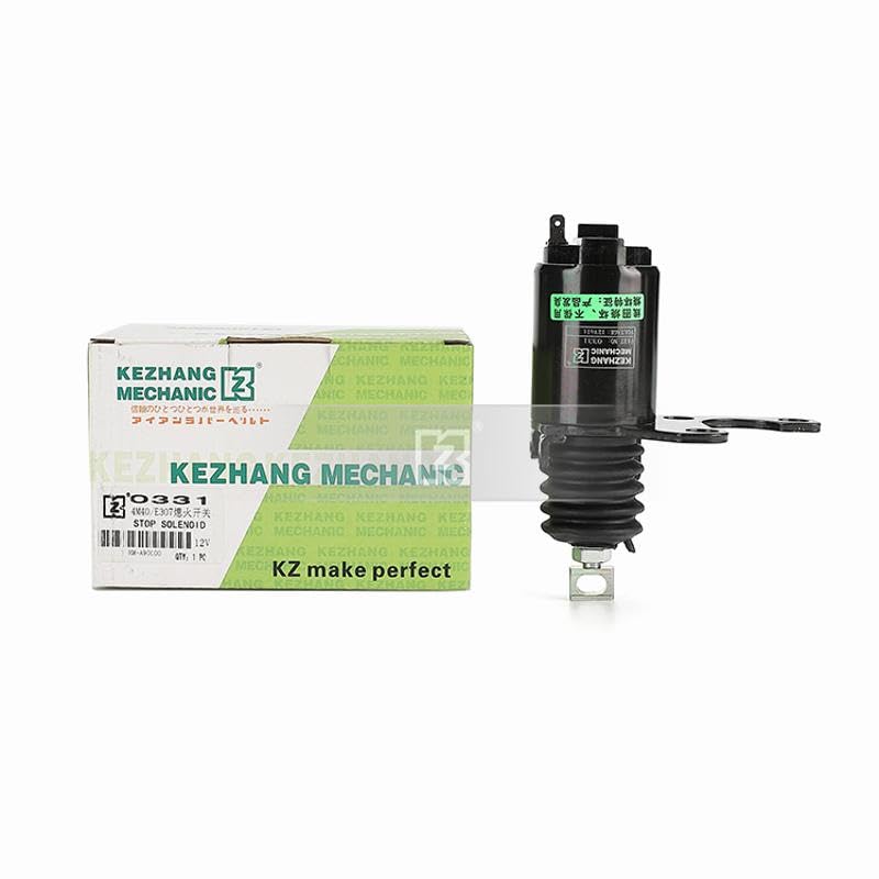 12V Shut Off Solenoid 32A61-09020 331 KZ001600 91409 Fits for CAT E306 E307 E307C E307D E308 E308C Excavator 4M40 Engine