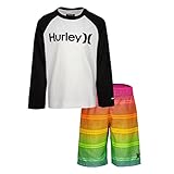 Hurley Boys Swim Suit 2-Piece Outfit Set, Multi, 2T