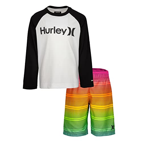 Hurley Boys Swim Suit 2-Piece Outfit Set, Multi, 3T
