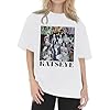 KATSEYE Merch Womens Tops Katseye Album Tees Casual Girl Group Print Blouse Short Sleeve Crew Neck Shirts for Women UK Cute Y2K T-Shirt White M #2