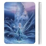 ディズニー アナと雪の女王 iPad Mini6 カバー 軽量 ipad Mini4 ケース ipad Mini5 ケース タブレットケース 三つ折り ペンシルホルダー付き 耐久 薄型 衝撃吸収